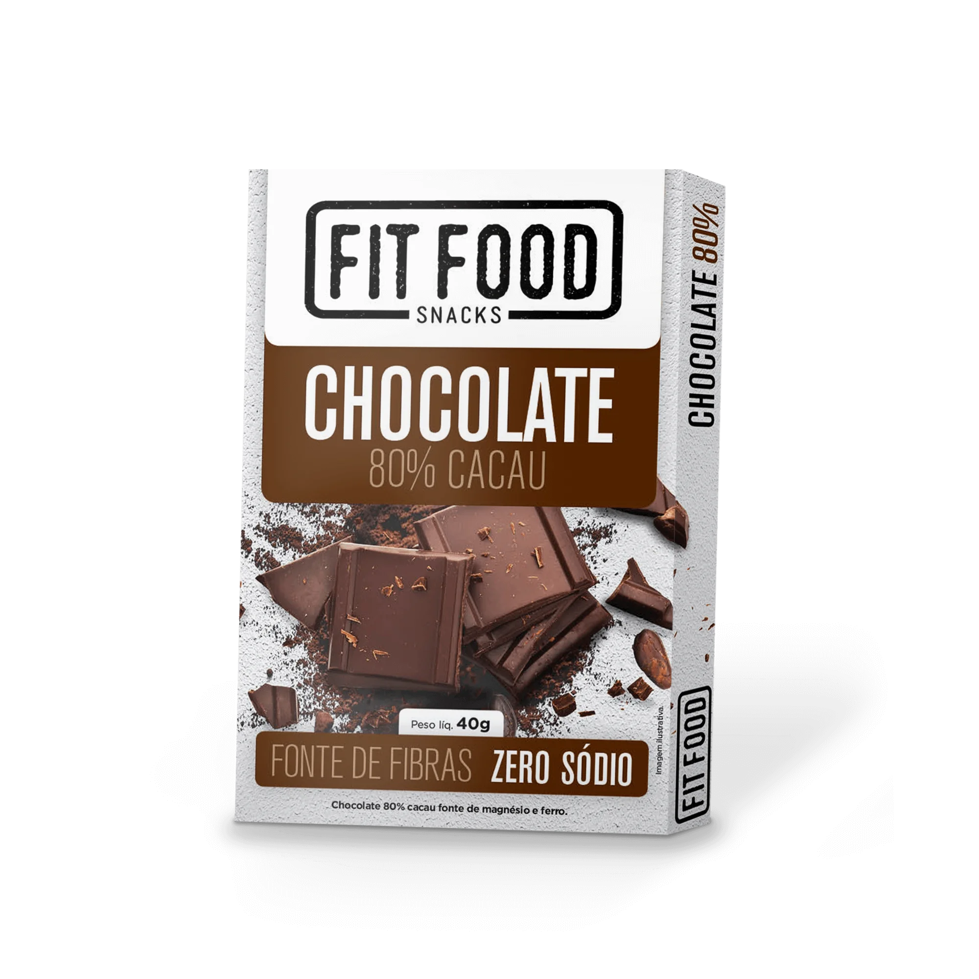 Chocolates 80% Cacau FITFOOD